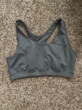 tek gear Gray Racerback Sports Bra